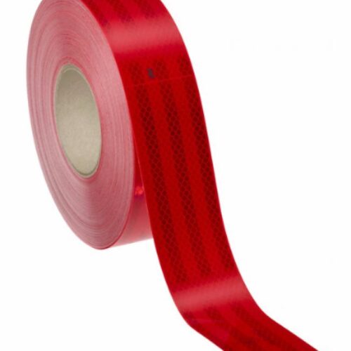 3M : แถบสะท้อนแสงติดรถไดมอนด์เกรด สีแดง 3M Conspicuity Marking For Vehicle_ Red Color