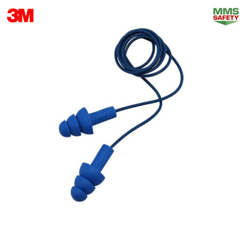 3M : 340-4007 ปลั๊กอุดหูลดเสียง ULTRAFIT ฝังลูกเหล็ก 100 ชิ้น/กล่อง