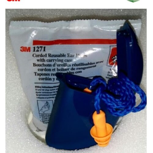 Alternative view of 3M : ปลั๊กอุดหูลดเสียงชนิดใช้ซ้ำได้ 1271, สายโพลีเอสเตอร์พร้อมกล่องใส่, NRR 24 เดซิเบล