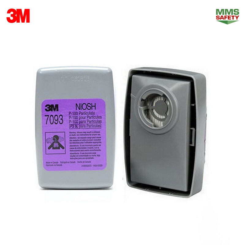 3M : 7093 ตลับกรองฝุ่นละออง เทา (2ชิ้น/แพ็ค)