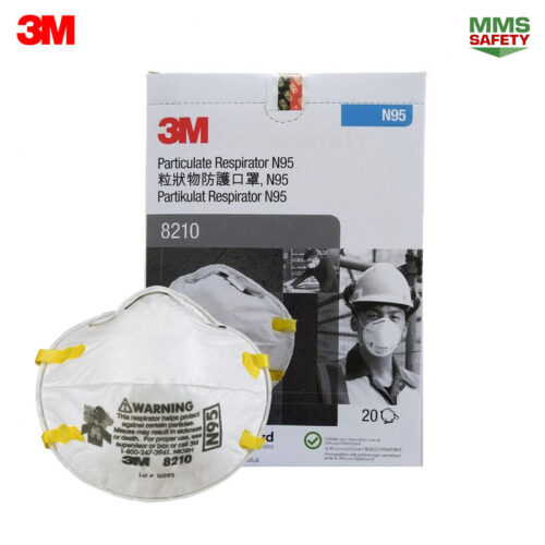 3M : 8210 หน้ากากป้องกันฝุ่น ละออง มาตรฐาน N95