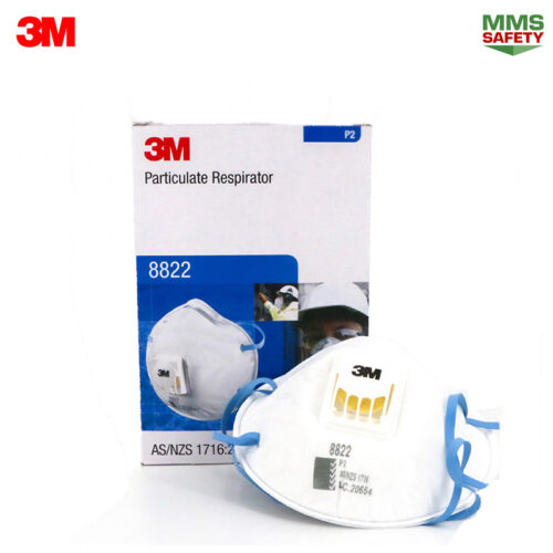 Alternative view of 3M : หน้ากากสำหรับงานบัดกรี หลอมโลหะ พร้อมวาล์วระบายอากาศ 8822 P2  (10 ชิ้น/กล่อง)