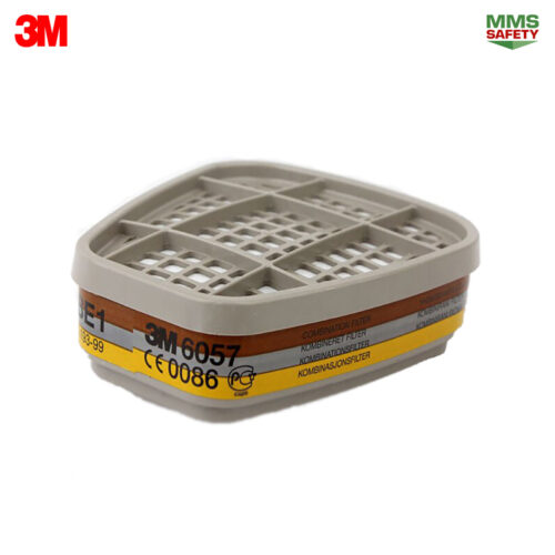 3M : 6057  ตลับกรอง ไอระเหยสารตัวทำละลาย กรดแก๊ส