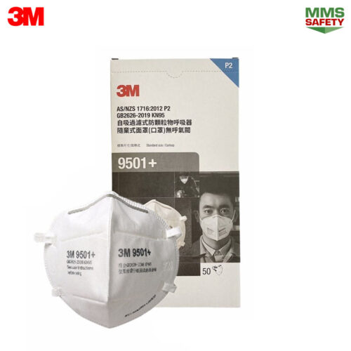 3M : 9501 P2 PM2.5 หน้ากากกรองฝุ่น ละอองแบบสายคล้องหู และพับได้