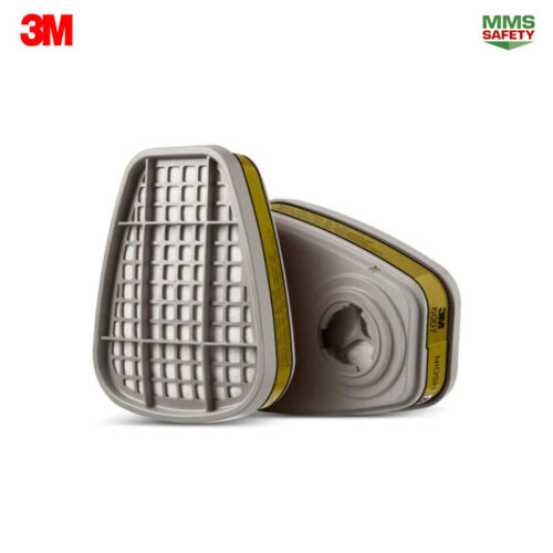 3M : 6007 ตลับกรองไอระเหยสารปรอทคลอรีน ซัลเฟอร์ไดออกไซด์ ไอระเหยสารอินทรีย์