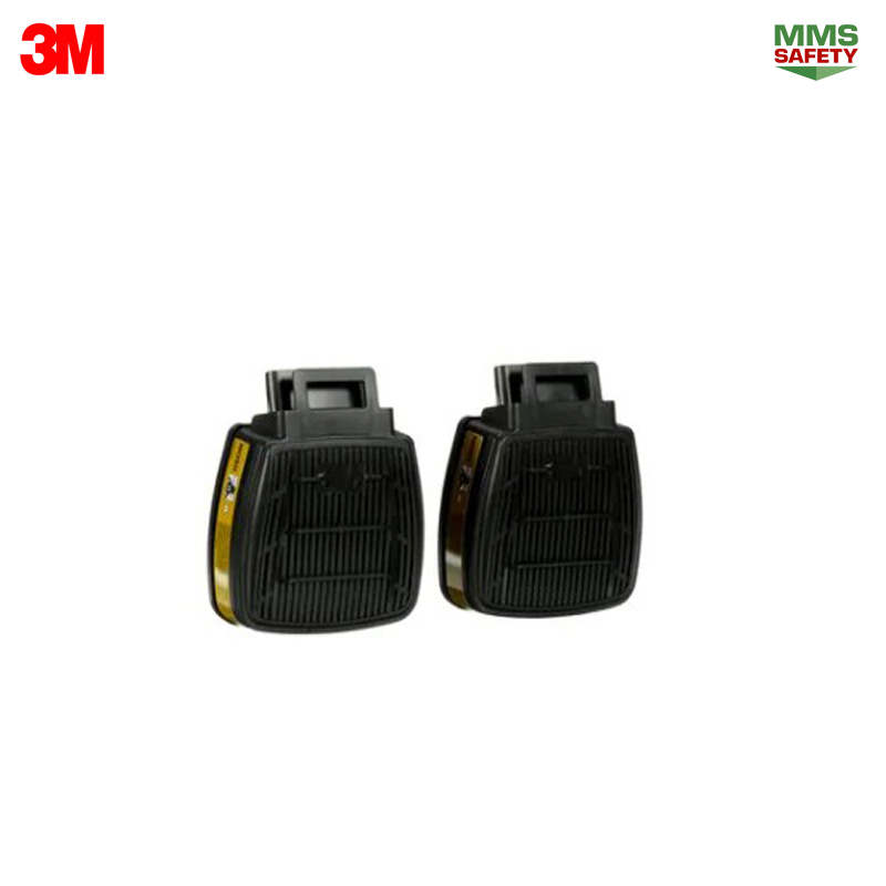 3M : Secure Click™ ตลับกรองไอระเหย/สารเคมีหลายชนิด D8006