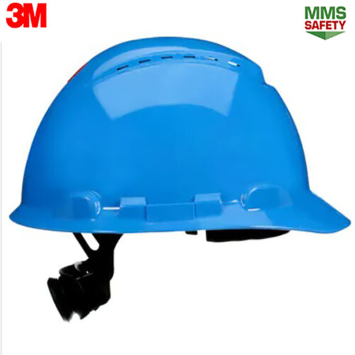3M : H-703SFR-UV หมวกนิรภัยสีน้ำเงินไม่มีรู
