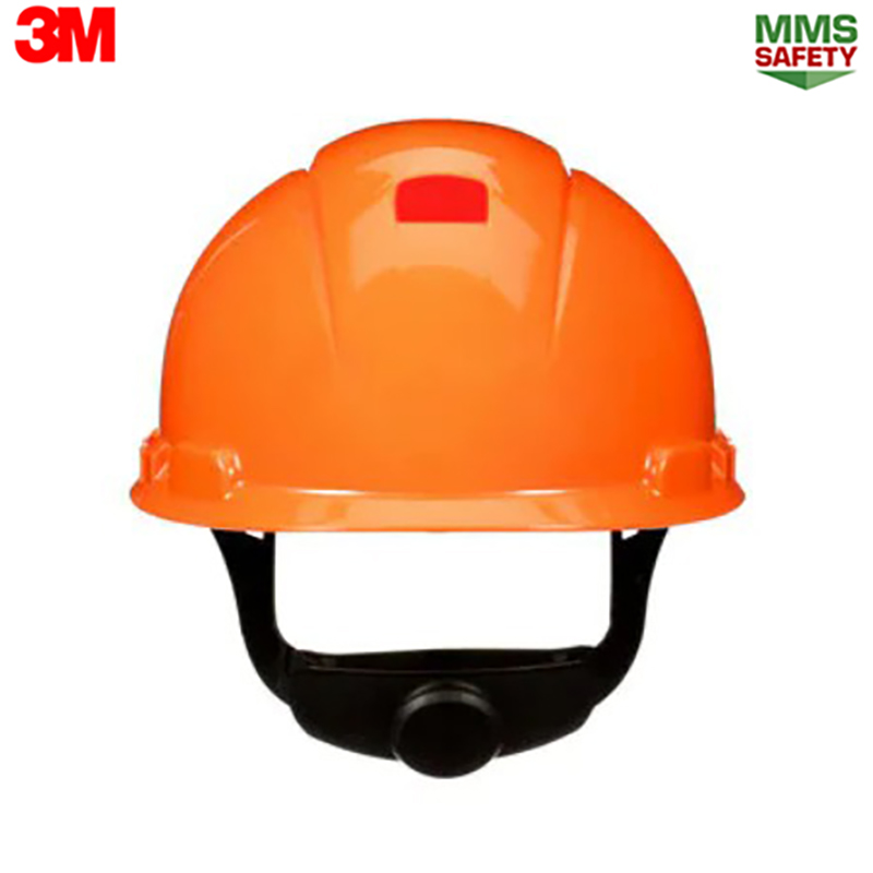 3M : H-706SFR-UV หมวกนิรภัยสีส้มไม่มีรู