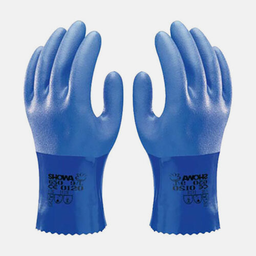 Showa 650 #XL ถุงมือพีวีซีสีน้ำเงิน