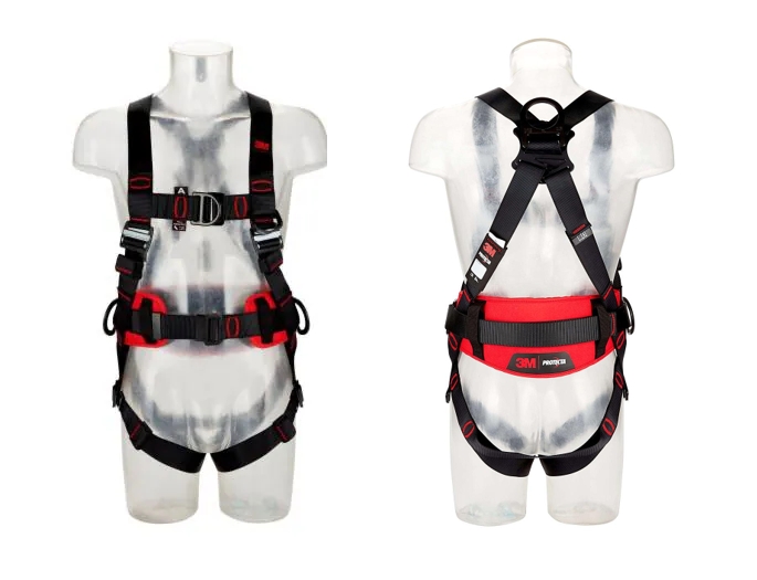 3M : เข็มขัดนิรภัยแบบเต็มตัว D-ring 2 จุด มีเข็มขัดรองหลัง (ไซส์ M/L)1161628