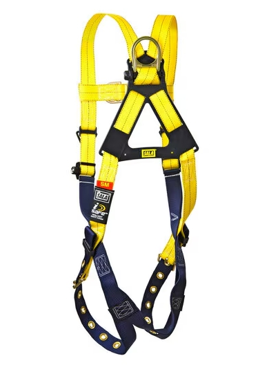 3M : 1102090 ชุดนิรภัยแบบเต็มตัวแบบ Vest D-ring ด้านหน้า, ด้านหลัง