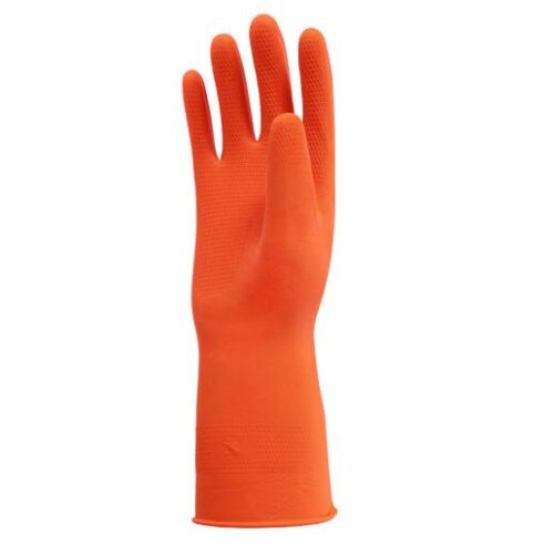 Alternative view of ถุงมือยี่ห้อ 4D สีส้ม