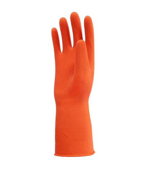 ถุงมือยี่ห้อ 4D สีส้ม - Image 2