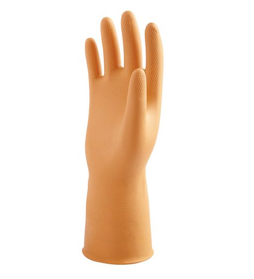 ถุงมือยี่ห้อ 4D สีส้ม - Image 3