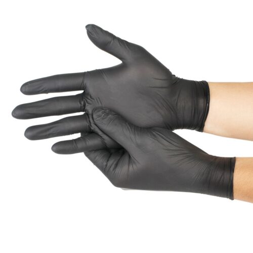 ถุงมือยางไนไตรสีดำ Size S,M,L YAMADA - Image 3