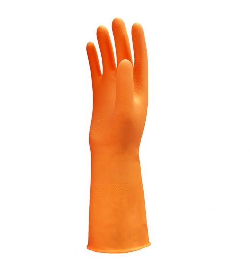 ถุงมือยี่ห้อ FOOD PRO สีส้ม