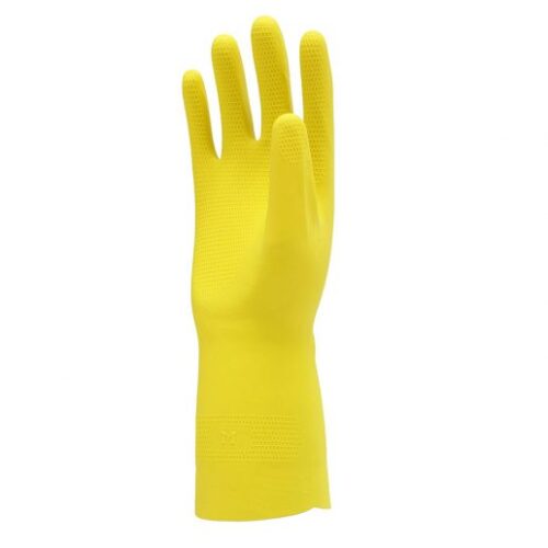 ถุงมือยี่ห้อ FOOD PRO สีเหลือง