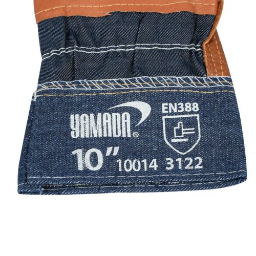 ถุงมือหนังเฟอร์นิเจอร์สั้นหลังผ้า 10” รุ่น 10014 YAMADA - Image 7