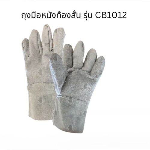 ถุงมือหนังท้องสั้น รุ่น CB1012 ยาว 10 นิ้ว (บรรจุ 12 คู่ )