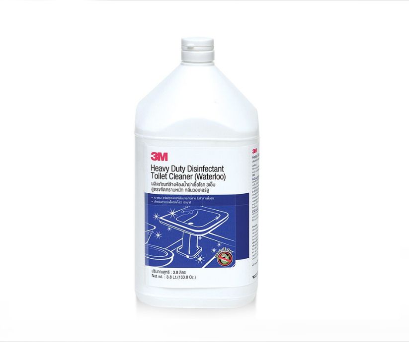 3M : ผลิตภัณฑ์ล้างห้องน้ำฆ่าเชื้อโรค, กลิ่นวอเตอร์ลู, สูตรขจัดคราบหนัก, ขนาด 3.8 ลิตร