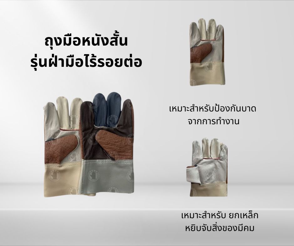 ถุงหนังฝ่ามือไร้รอยต่อ เเฟนซี ยาว 10 นิ้ว รุ่นB01001_Cool ( เเพ็ค 1 คู่ )