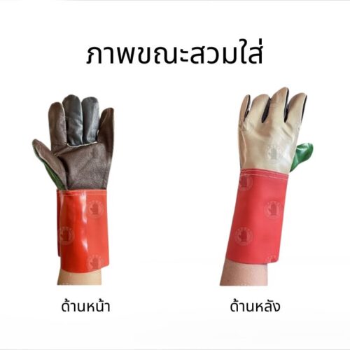Alternative view of ถุงมือฝ่ามือไร้รอยต่อ ยาว 12 นิ้ว รุ่นB01201_Cool ( เเพ็ค 1 คู่ )