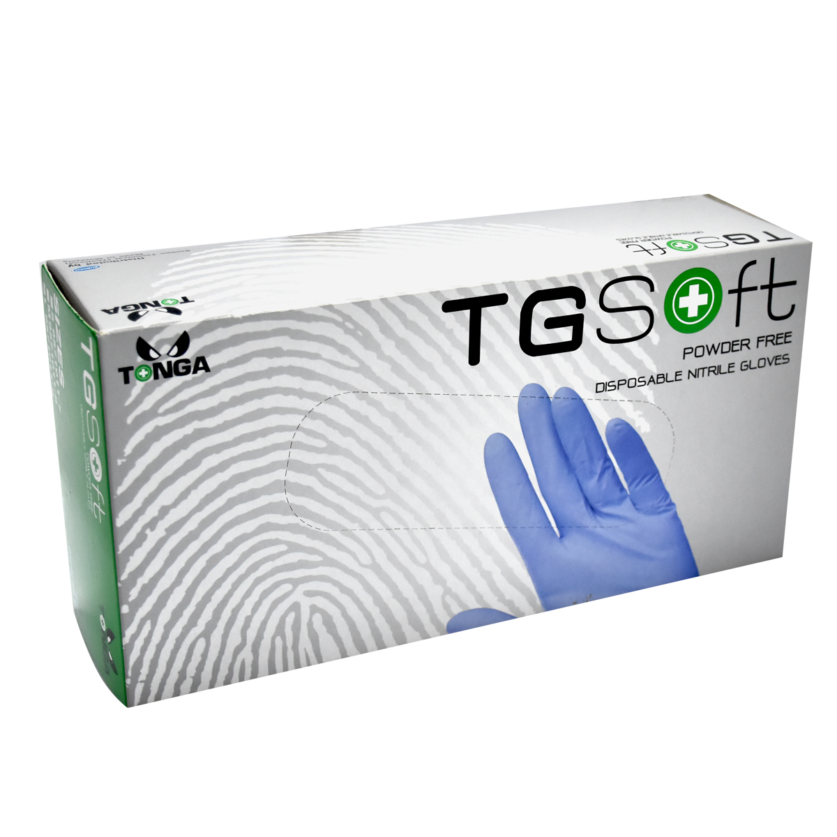 TG SOFT ถุงมือไนไตรบางสีฟ้า ไซส์ S/M/L