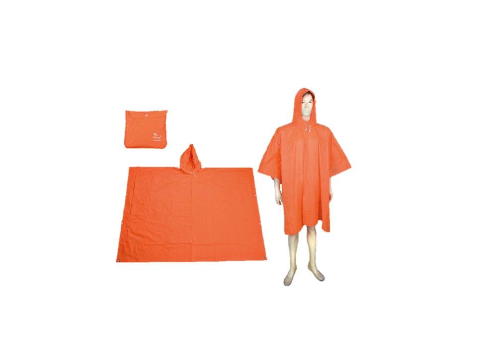 เสื้อกันฝน ค้างคาว แบบจราจร รุ่น RG-007 สีส้ม - Image 2