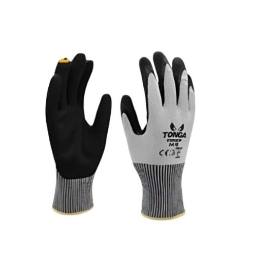 TG560F ถุงมือ HPPE กันบาดระดับ F เคลือบไนไตร ไซส์ M/L/XL