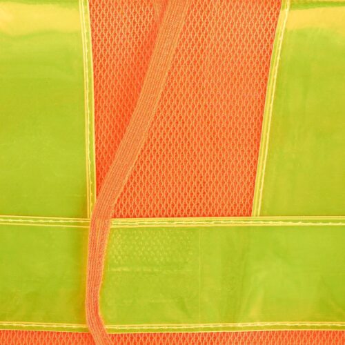 เสื้อจราจร รุ่น OR-5559V สีส้ม แถบสีเหลือง YAMADA - Image 7