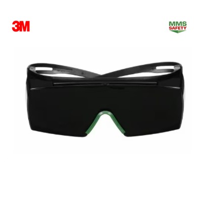 3M : SF3750AAS-BLK แว่นตานิรภัยครอบแว่นสายตา กรอบสีดำ เลนส์เทา