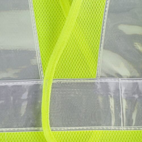 เสื้อจราจร รุ่น GR-5559V สีเขียว แถบสีเงิน YAMADA - Image 6
