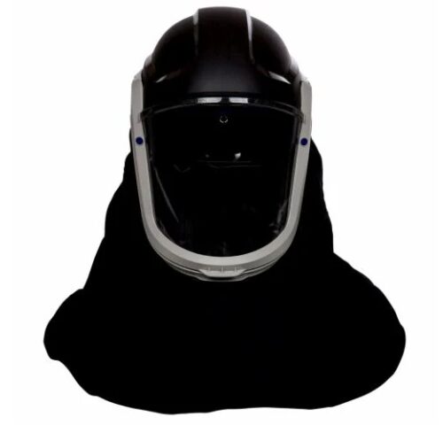 3M™ หมวกแข็งครอบศีรษะ รุ่น M-407, มาพร้อมกับกระบังหน้าแบบพรีเมียม และที่คลุมไหล่กันไฟได้, 1 ชิ้น/ลัง