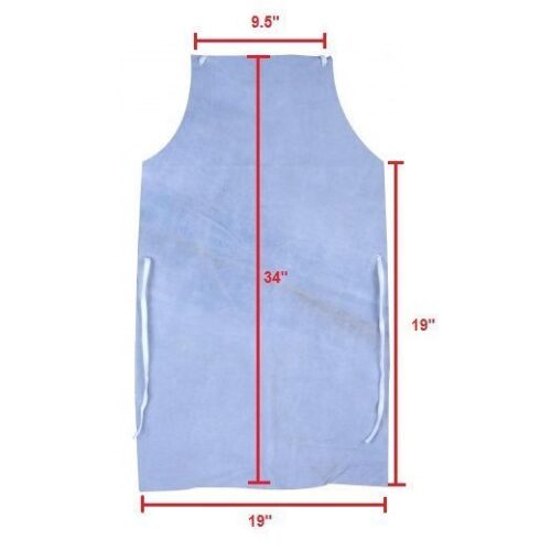 Alternative view of เสื้อเอี๊ยมหนังป้องกันสะเก็ด (คอตรง)