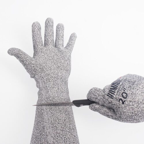 ถุงมือกันบาดระดับ 5 20" รุ่น 20102 - Image 7