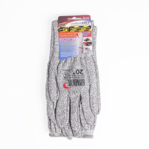 Alternative view of ถุงมือกันบาดระดับ 5 20" รุ่น 20102