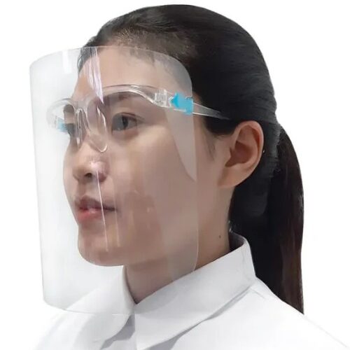 Face Shield เลนส์ใส สำหรับป้องกันเชื้อโรค