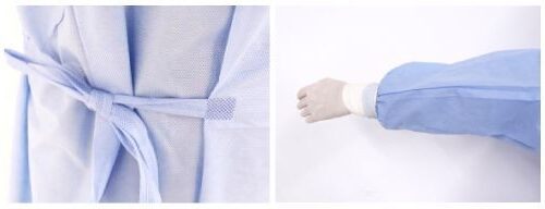 เสื้อกาวน์ผ่าตัดสเตอร์ไรด์ (ชนิดใช้แล้วทิ้ง) รุ่น 50YY - Image 5