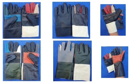 ถุงมือหนังสั้น 10,12 นิ้ว MMS GLOVE