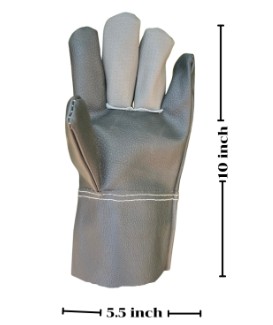 Alternative view of ถุงมือหนังสั้นล้วนPVC 10 นิ้ว MMS GLOVE