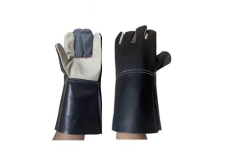 ถุงมือหนัง ฝ่ามือหนา 2 มิล MMS GLOVE (12คู่)