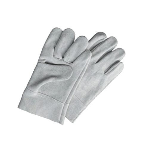 ถุงมือหนังท้องสั้น ยาว 10 นิ้ว MMS GLOVE (1คู่)