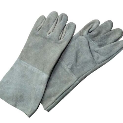 ถุงมือหนัง ถุงมือหนังท้องยาว 13 นิ้ว (แพ็ค 12 คู่) MMS GLOVE