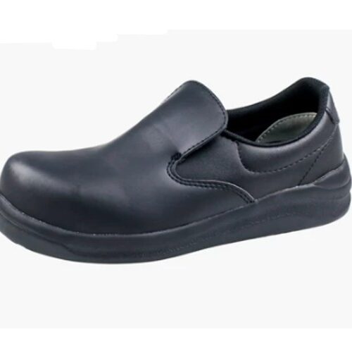 รองเท้าเซฟตี้ กันลื่น idori Anzen  รุ่น NHS-600 สีดำ / Midori Anzen Anti-slippery Safety Shoe NHS-600 Black
