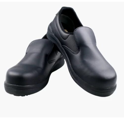 Alternative view of รองเท้าเซฟตี้ กันลื่น idori Anzen  รุ่น NHS-600 สีดำ / Midori Anzen Anti-slippery Safety Shoe NHS-600 Black