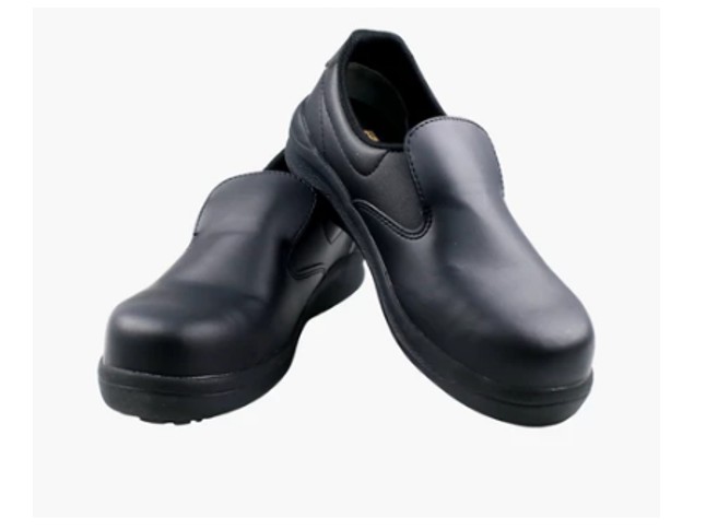 รองเท้าเซฟตี้ กันลื่น idori Anzen รุ่น NHS-600 สีดำ / Midori Anzen Anti-slippery Safety Shoe NHS-600 Black - Image 2