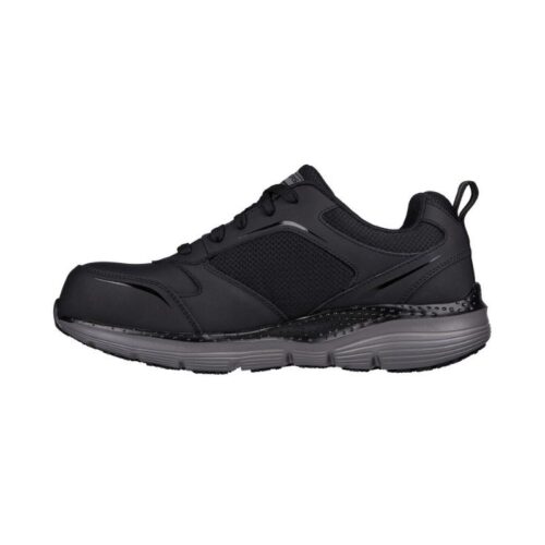 รองเท้าเซฟตี้ SKECHERS WORK สีดำ รุ่น Arch Fit SR - Angis Comp Toe