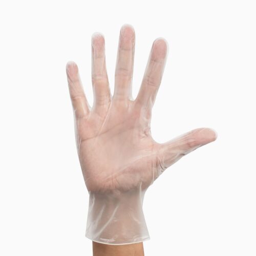 Alternative view of ถุงมือยางไวนิล Size S,M,L