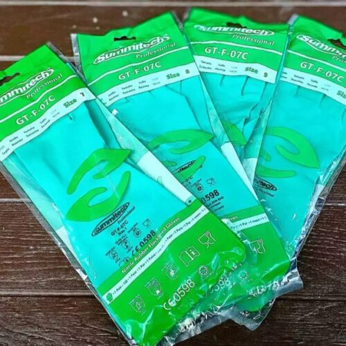 ถุงมือป้องกันสารเคมี Summitech รุ่น GT-F-07C ถุงมือไนไตร (1คู่/แพ็ค)