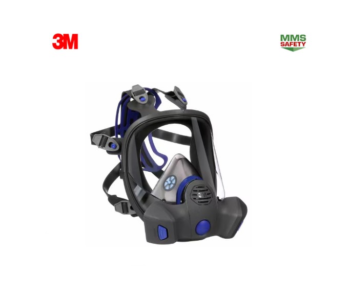 3M™ Secure Click™ หน้ากากเปลี่ยนไส้กรองชนิดเต็มหน้า รุ่น FF-802, ขนาดกลาง, 4 ชิ้น/ลัง